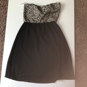 Dressy strapless dress
